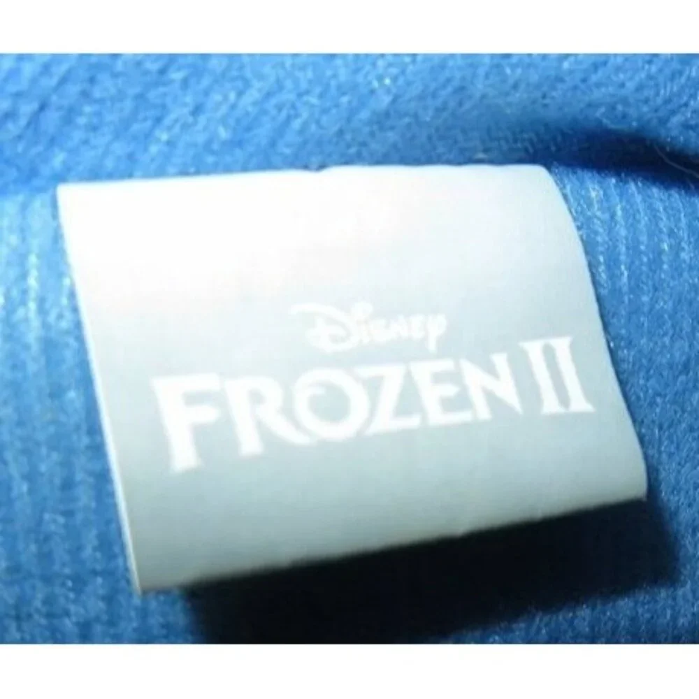 DISNEY FROZEN II OLAF Plush Doll Slippers Size L 4 Kids Child house‎ shoes